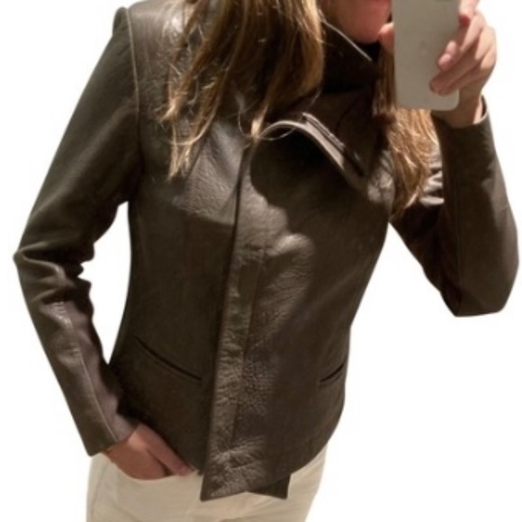 Leather Jacket size M - 7 For All Mankind - Picture 16 of 16